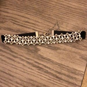 Rhinestone choker